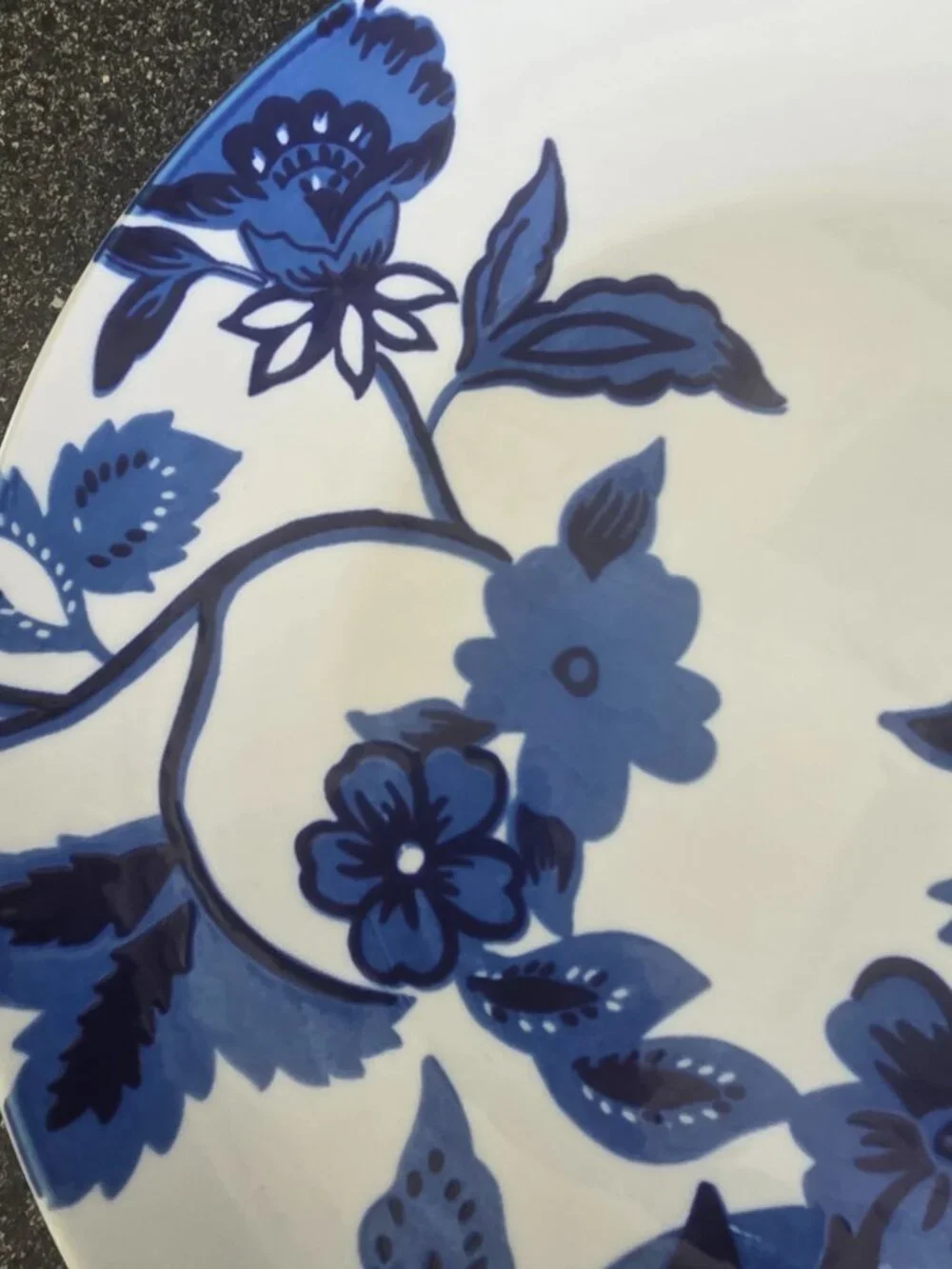 Royal Norfolk Blue Floral Dinner Plate 10.5 Inch Greenbrier International